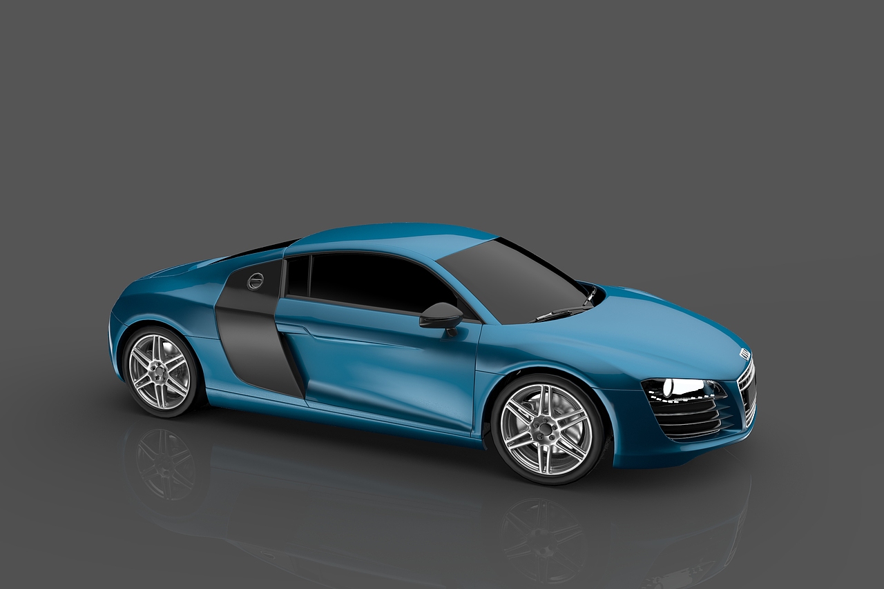奥迪r8渲染
