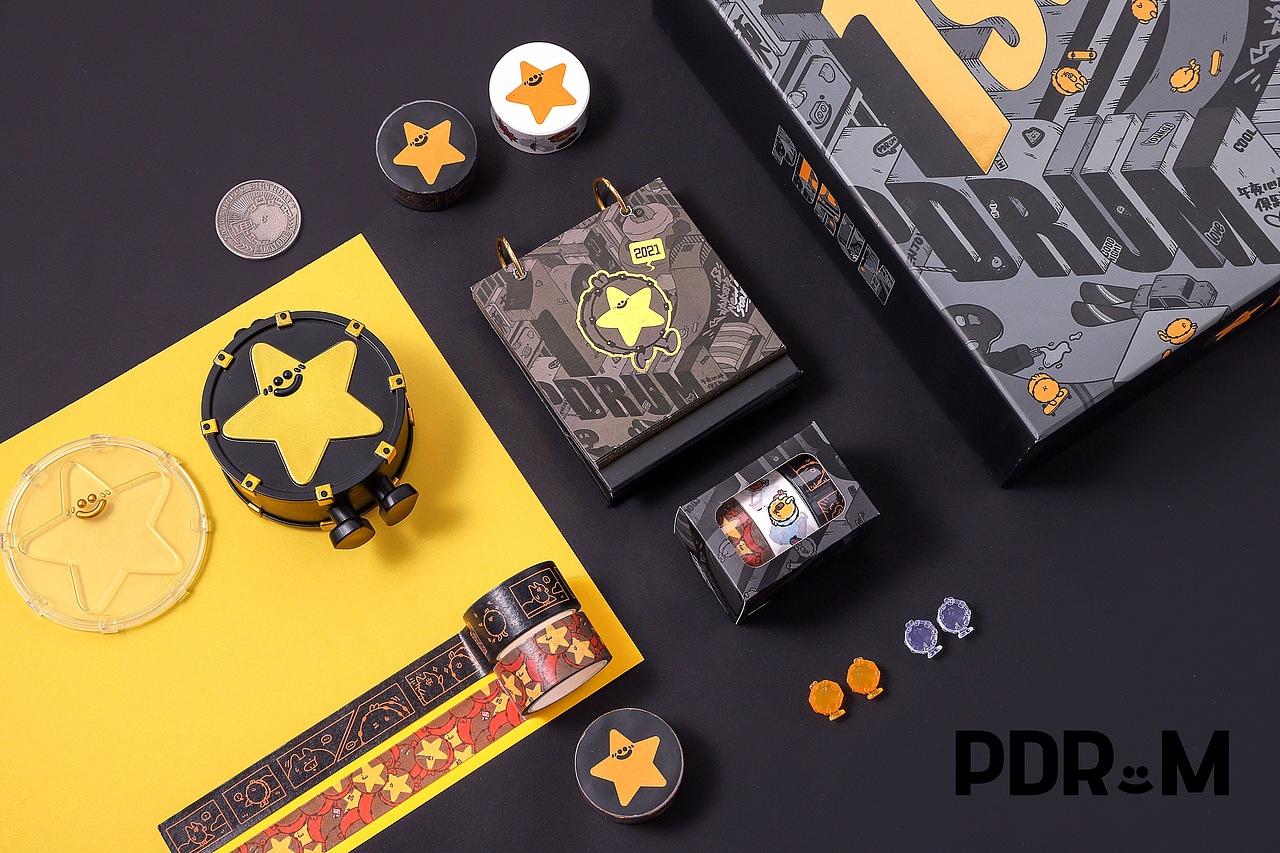 PDRUM屁屁鼓-黑金派对-潮玩