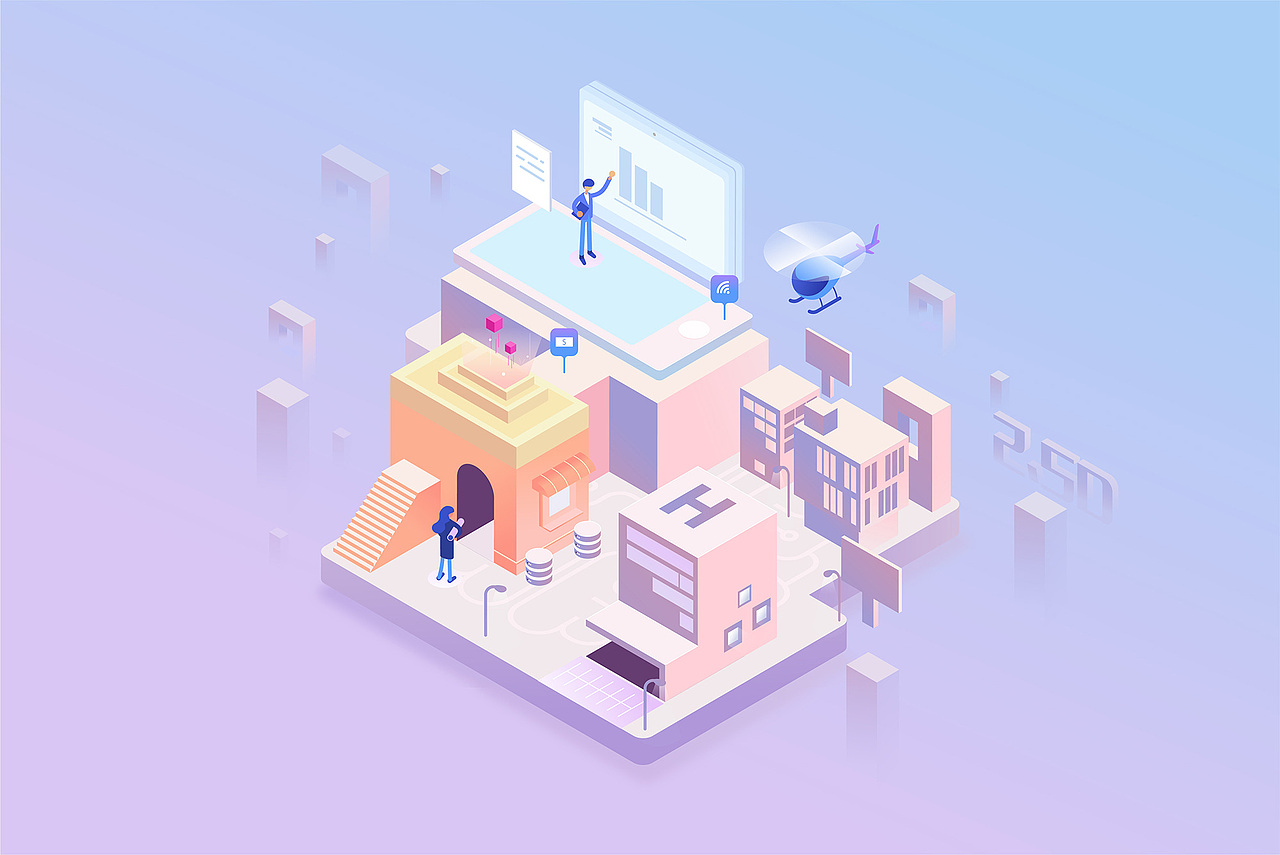 2.5D（图ZMTQyMjk0NjY4） - 其他平面 - 站酷设计师XINJIE021原创素材 - 站酷ZCOOL