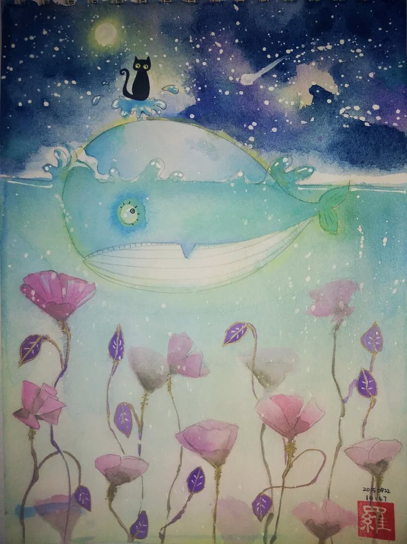 水彩 手绘 日常（图ZMzgyMDE3MjQ=） - 单幅漫画 - 站酷设计师罗蕊蕊原创素材 - 站酷ZCOOL