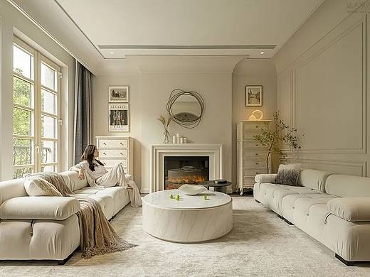 沈阳碧桂园400㎡极简法式别墅！