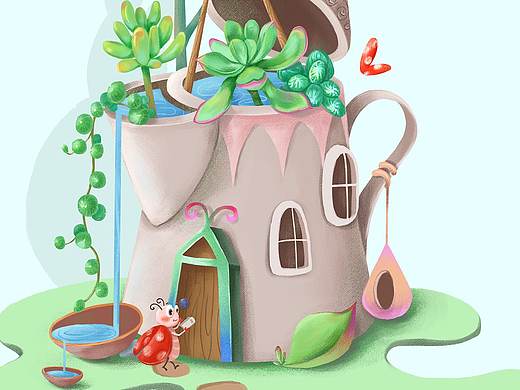 瓢蟲先生回家了（個人主頁-ZNTIzMzQ1MjQ=） - 創(chuàng)作習(xí)作 - 站酷設(shè)計(jì)師卯君子原創(chuàng)素材 - 站酷ZCOOL