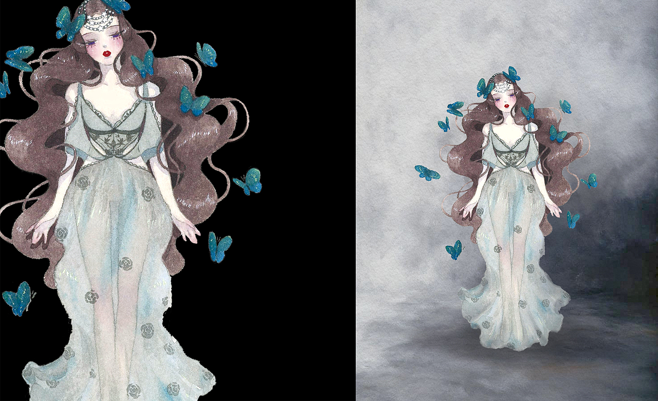 《冷域灵境》（图ZMTM3MTQ5MDM2） - 商业插画 - 站酷设计师邬葱原创素材 - 站酷ZCOOL