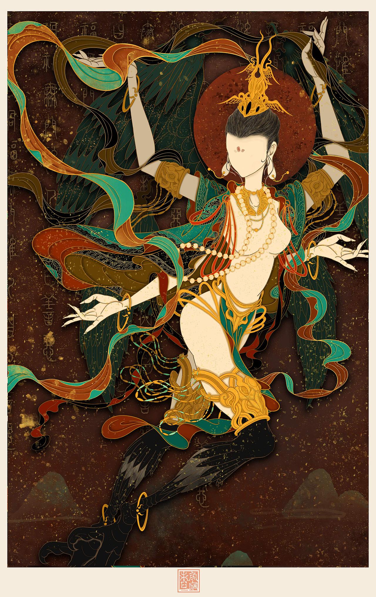 《归尘·无言》（图ZMjI0NTYyMjMy） - 商业插画 - 站酷设计师一个角宿原创素材 - 站酷ZCOOL