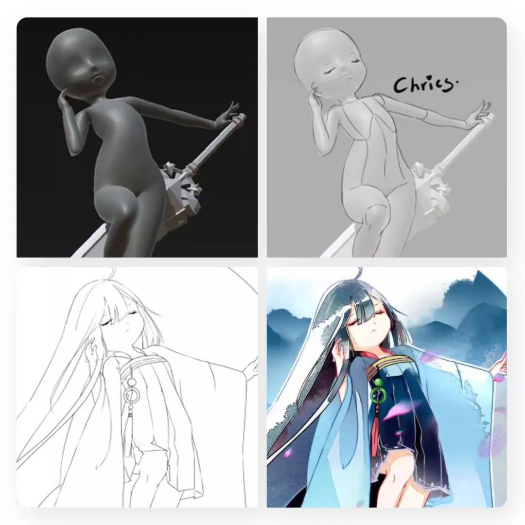 选择适合你绘画的人偶