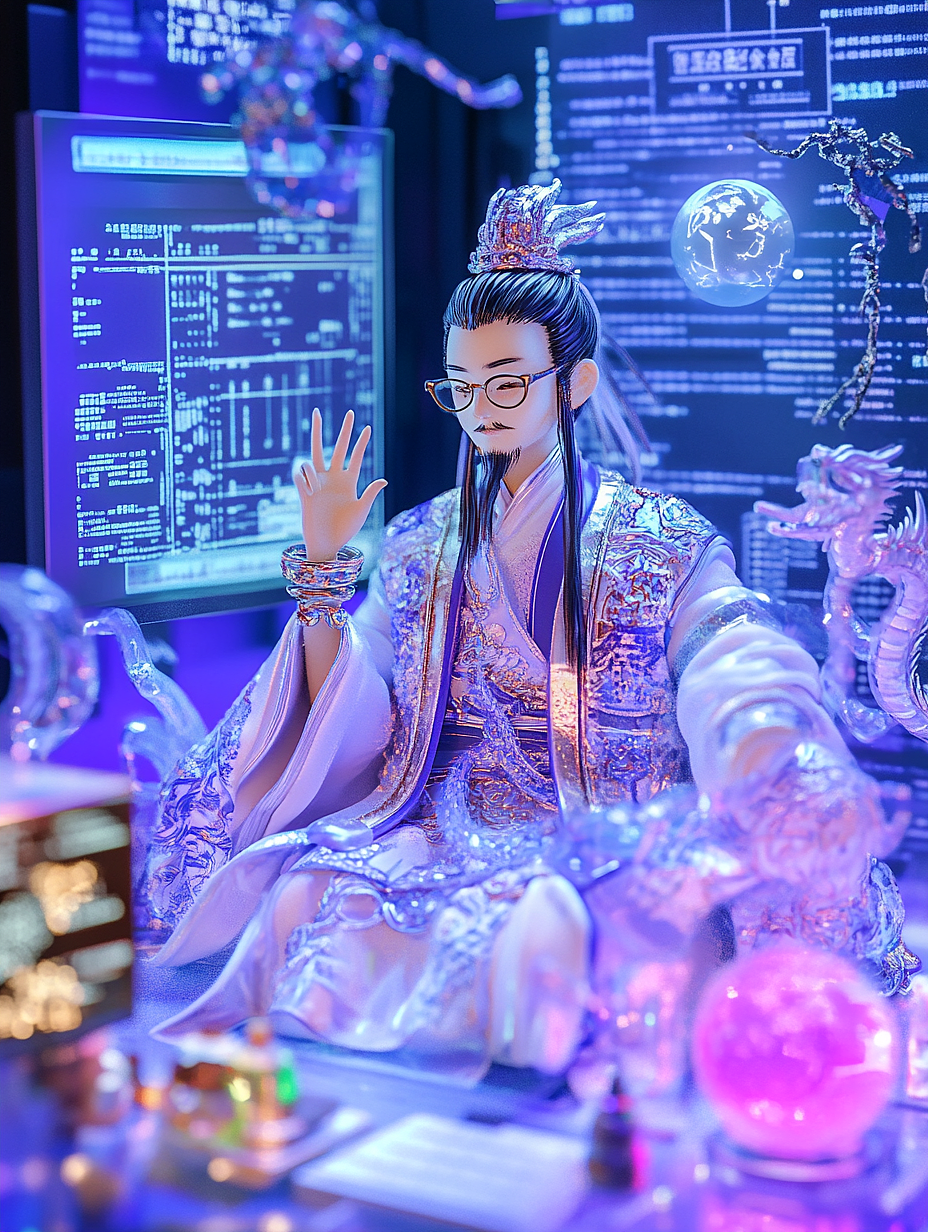 一组古风汉服军师形象设计aigc古穿今壁纸（图ZMzgwNjg5Njk2） - AI作品 - 站酷设计师雪里莓工作室原创素材 - 站酷ZCOOL