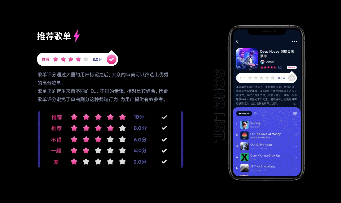 蘑菇电音 UI 视觉 交互