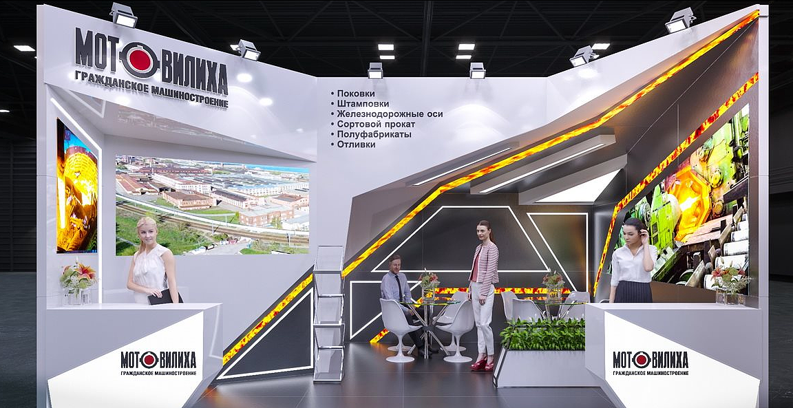 国外展位效果图设计分享