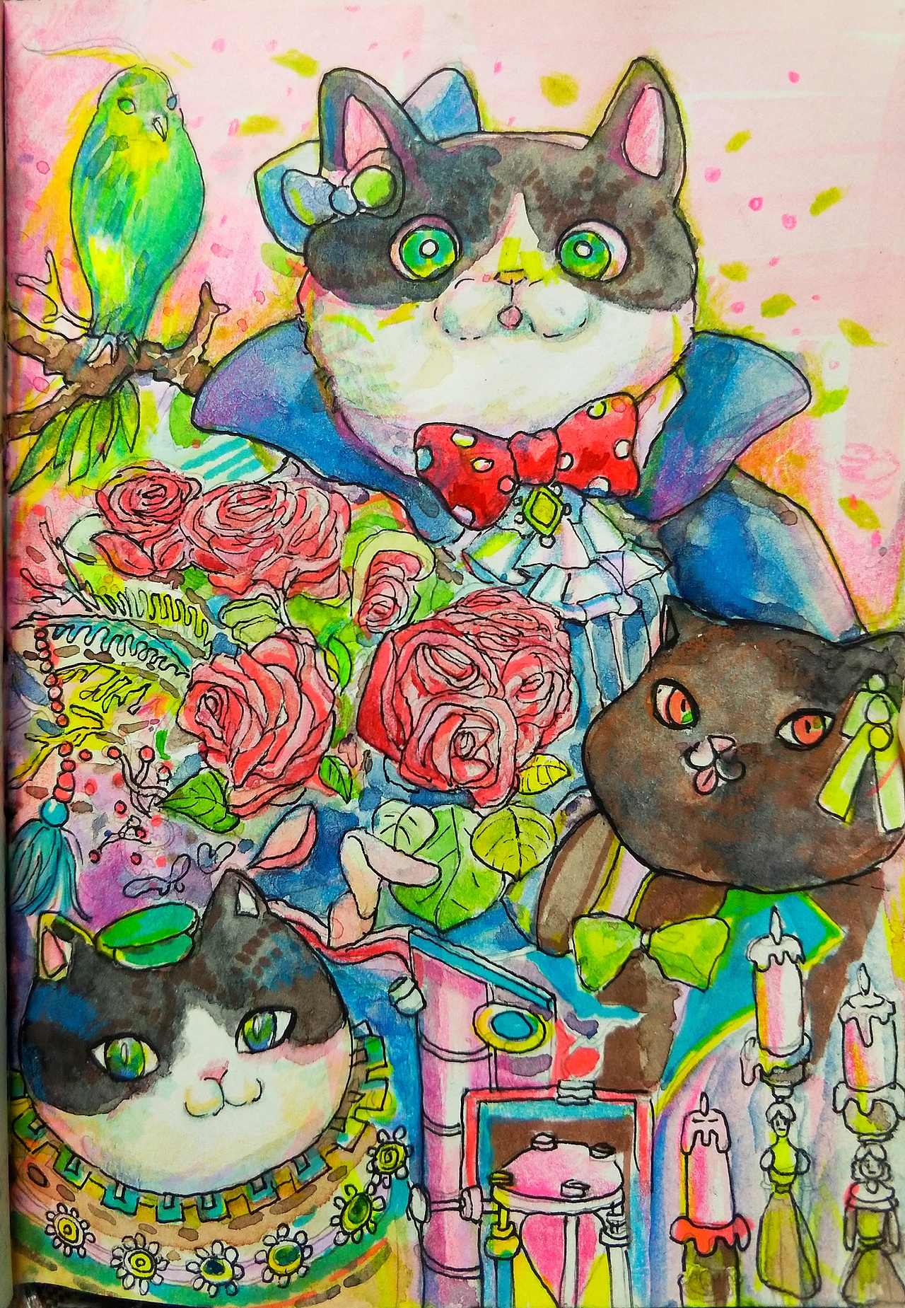 动物世界（图ZMjQ2NzI1NzQw） - 新锐潮流插画 - 站酷设计师你单身原创素材 - 站酷ZCOOL