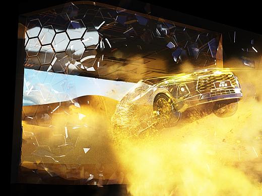 2021上海车展 雪佛兰 裸眼3D秀