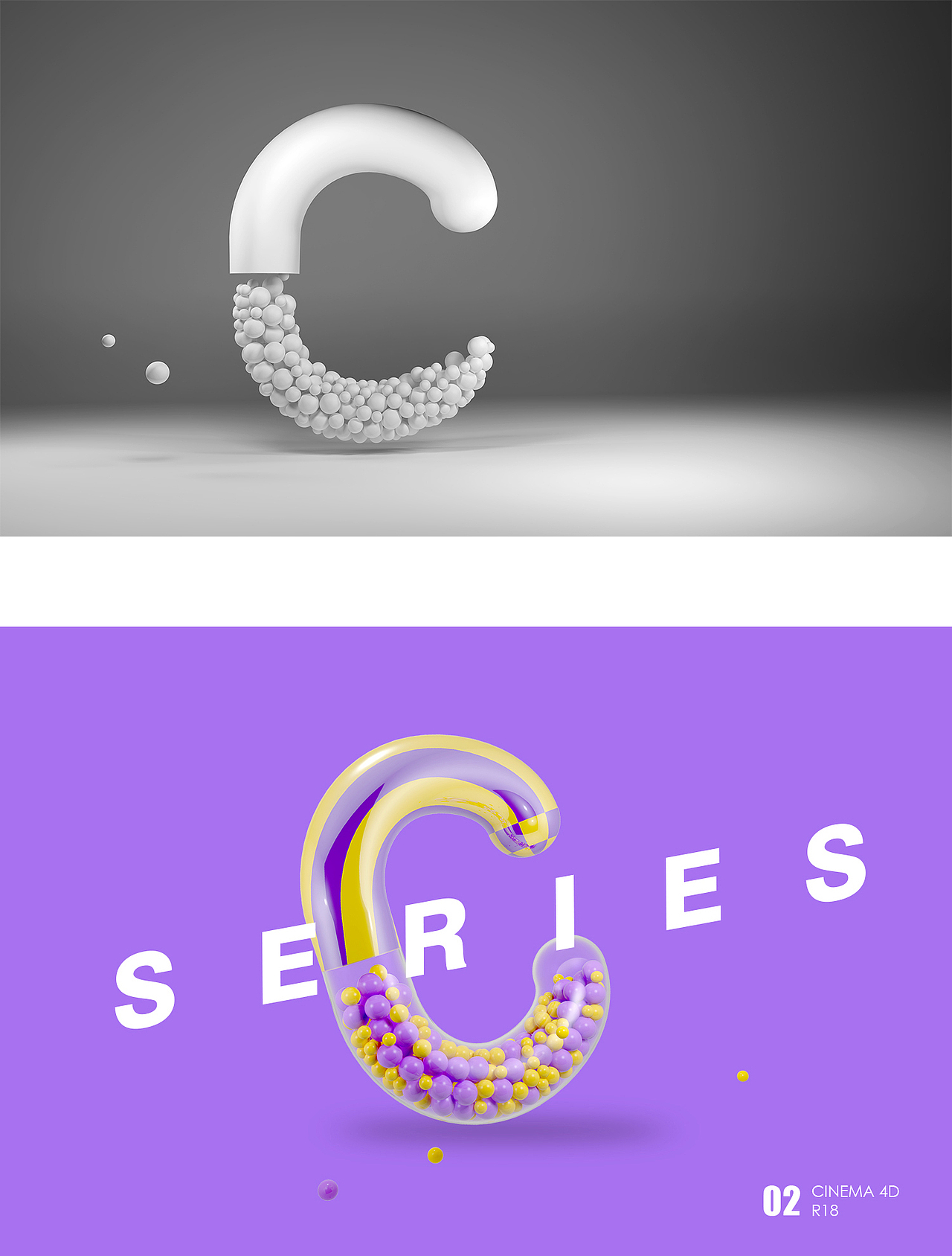 用C4D+PS做的一些海报（图ZOTI2MjQ1Mjg=） - 海报 - 站酷设计师白术生原创素材 - 站酷ZCOOL