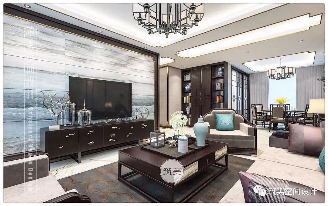 华润凯旋门｜《古韵时空》（图ZMTM2NDc3NDQ0） - 家装设计 - 站酷设计师柳州筑美设计原创素材 - 站酷ZCOOL