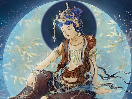 敦煌--水月观音 X 太空幻境