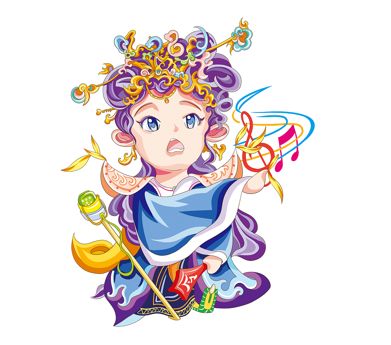 大同-皇后-IP（圖ZMzA5OTQ1NTM2） - 商業(yè)插畫 - 站酷設(shè)計師陣雨與余原創(chuàng)素材 - 站酷ZCOOL