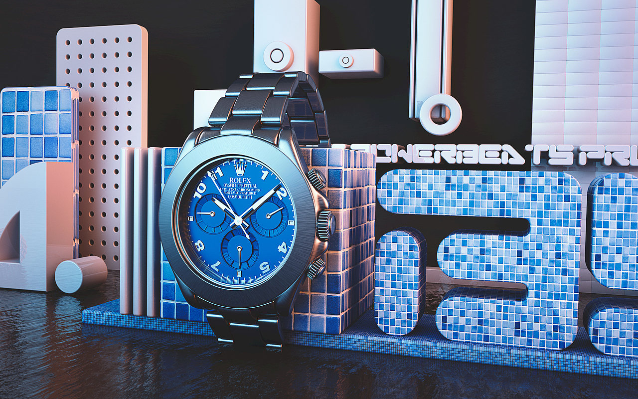 C4D建模 octane渲染 手表 商业产品建模 电子商务设计（图ZMTcwOTk3NDg0） - 电商 - 站酷设计师Alienware丶w原创素材 - 站酷ZCOOL