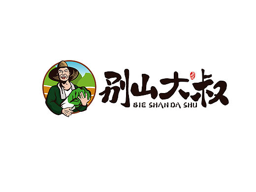 别山大叔农产品logo