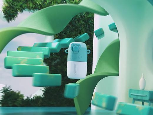 原创符号水杯-产品工业设计-电商动画-详情页