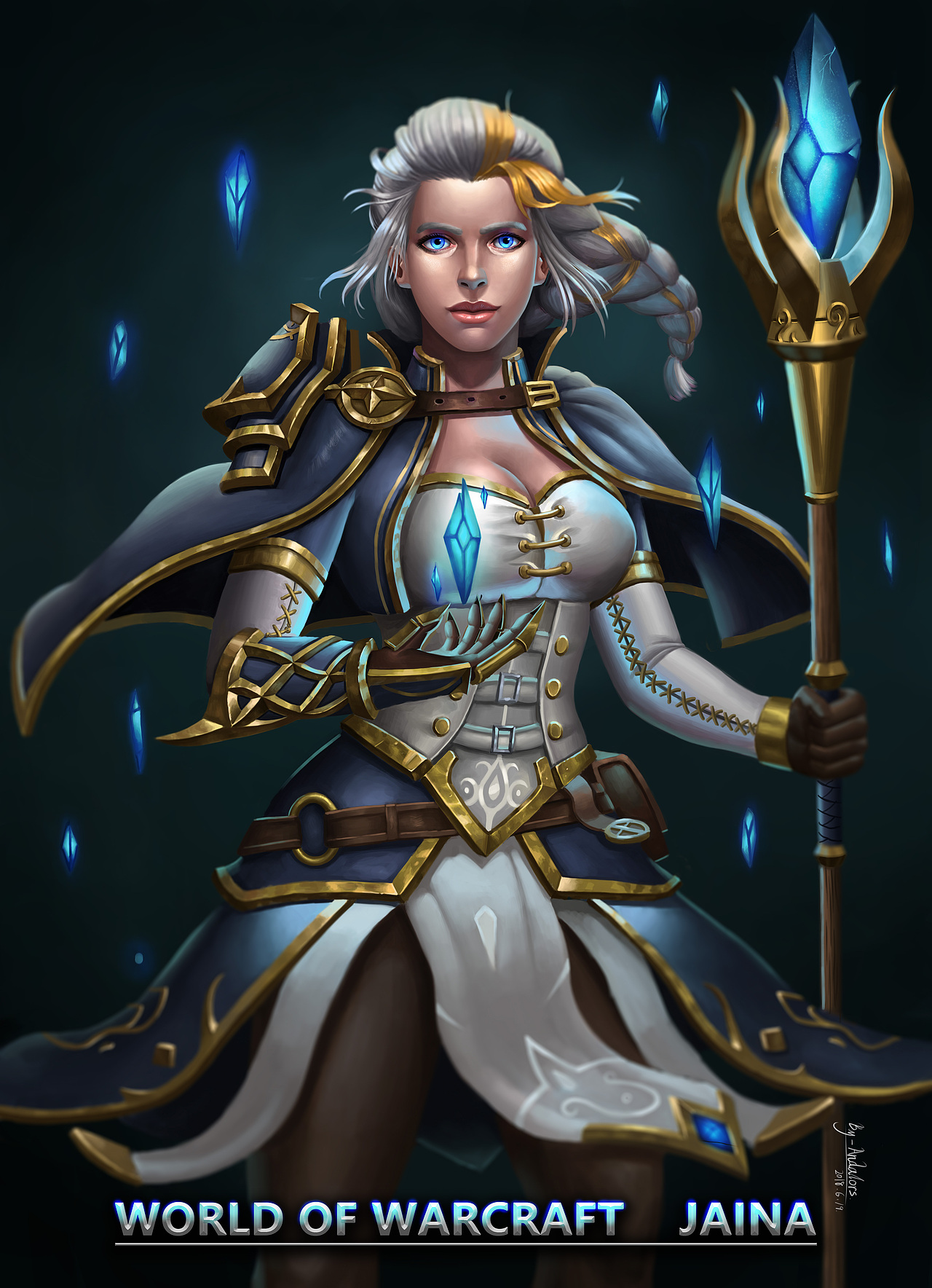 8.0吉安娜（图ZMTIxMjI3Nzg4） - 游戏原画 - 站酷设计师Andalors原创素材 - 站酷ZCOOL