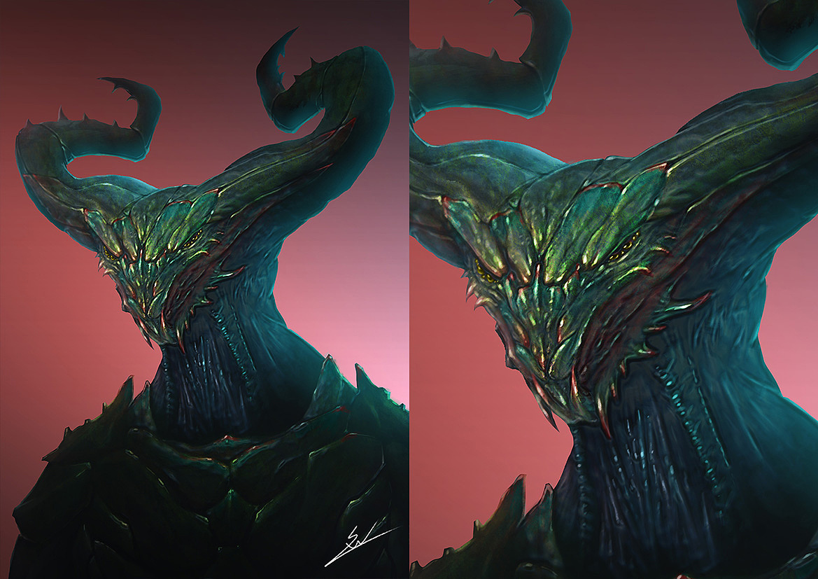 Alien Horn 外星人～角_怪兽打打站酷ZCOOL