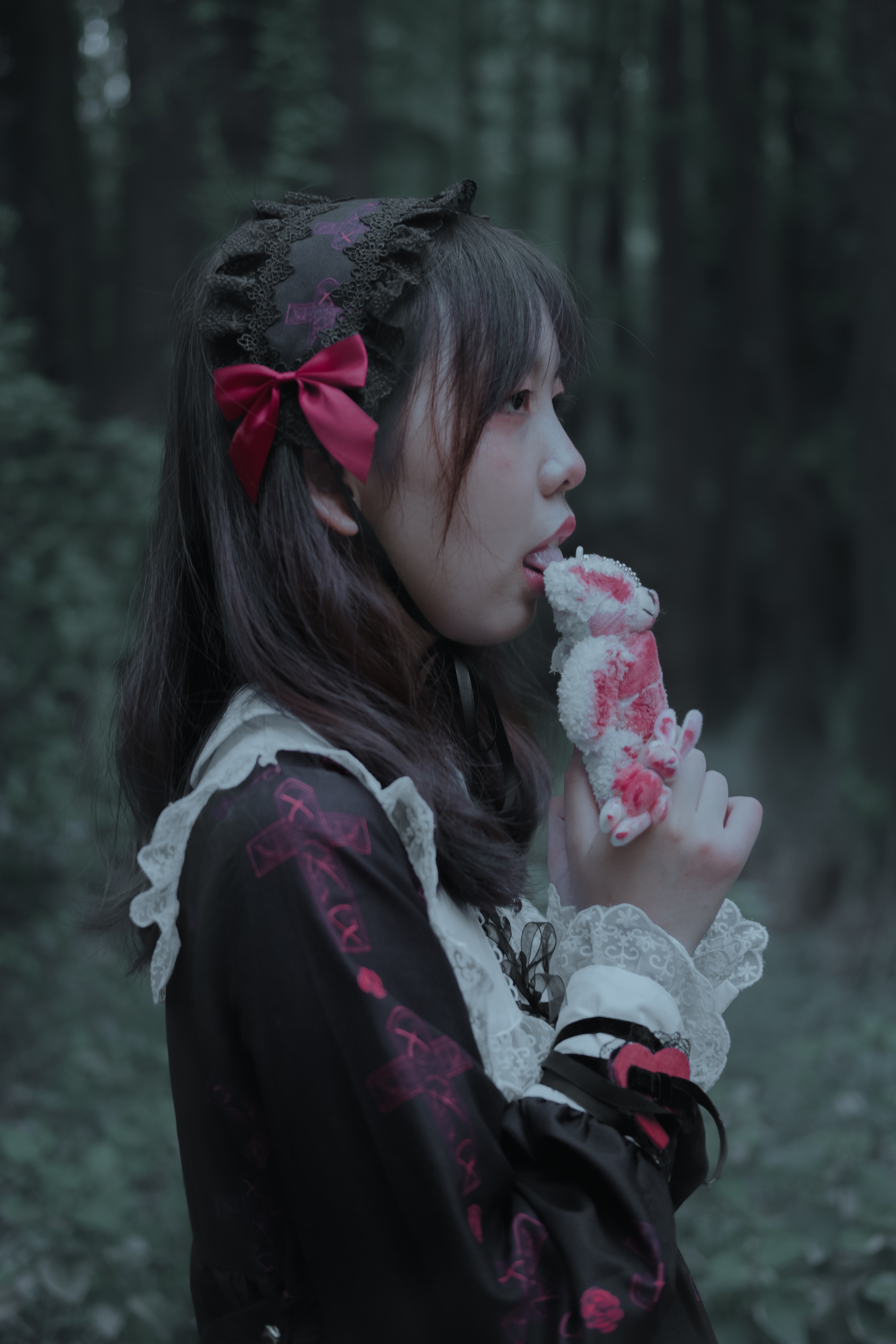 暗黑lolita/人像写真/迷雾森林