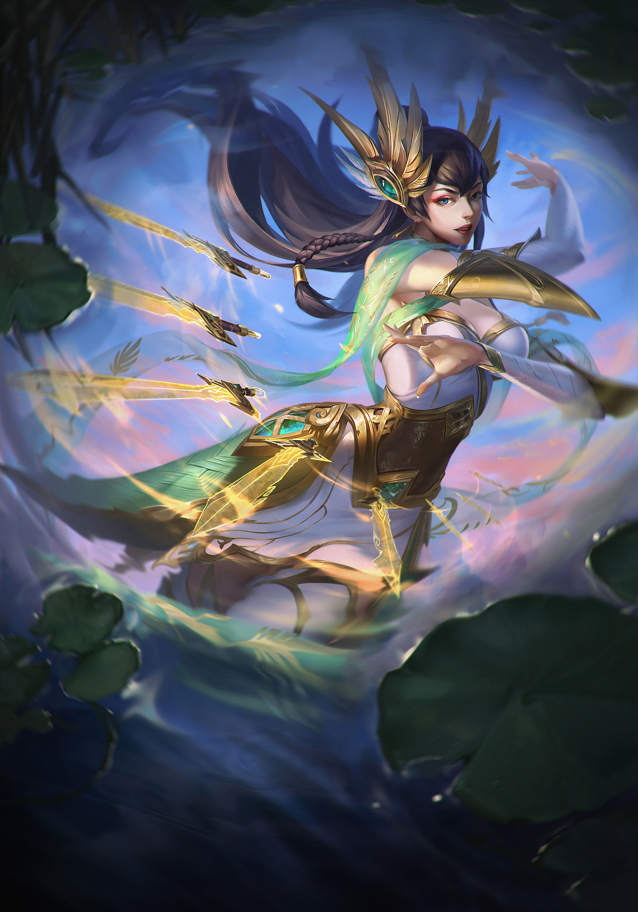 舞剑仙艾瑞莉娅同人卡牌