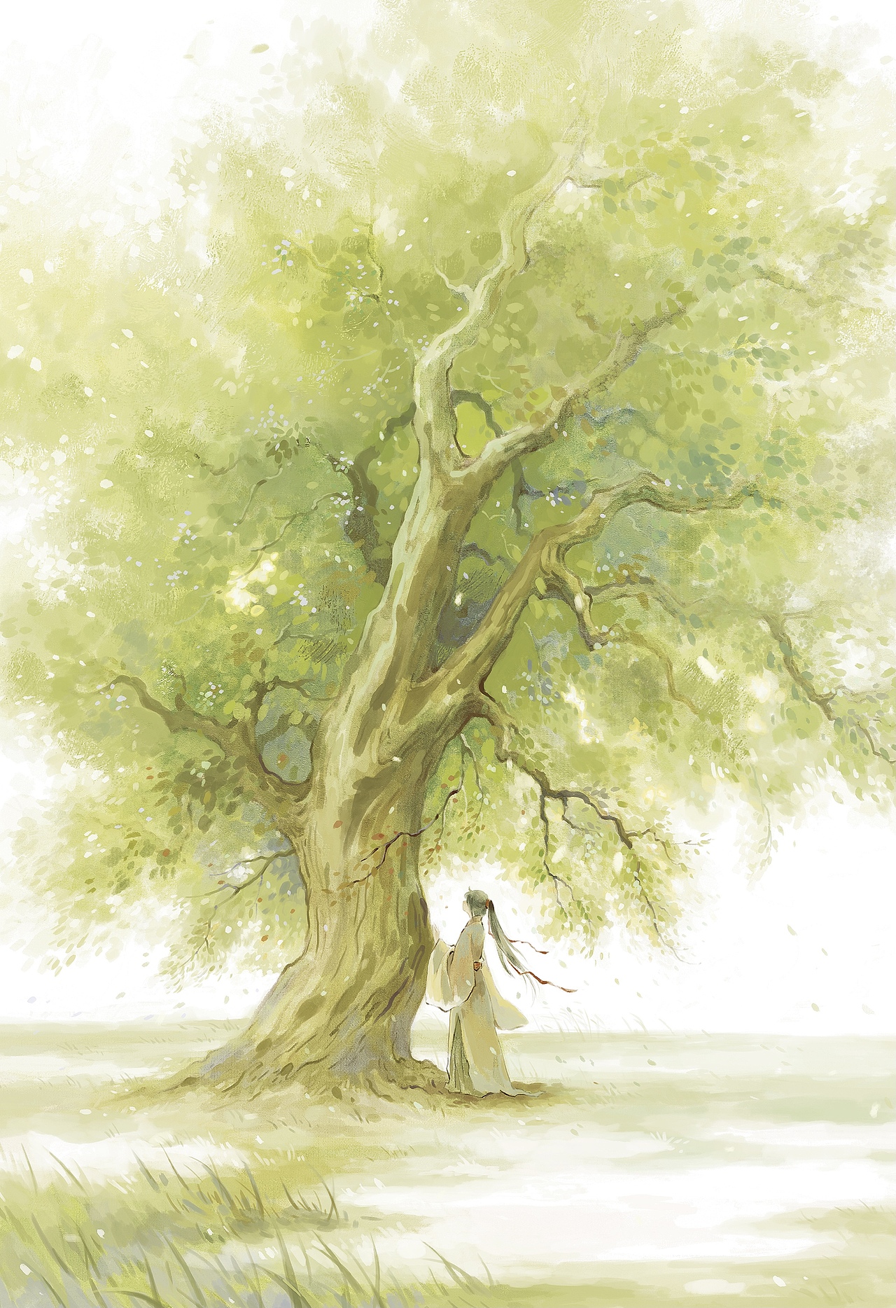 又一春/古风插画（图ZMjY3MDQ1MTg0） - 创作习作 - 站酷设计师榆木樟原创素材 - 站酷ZCOOL