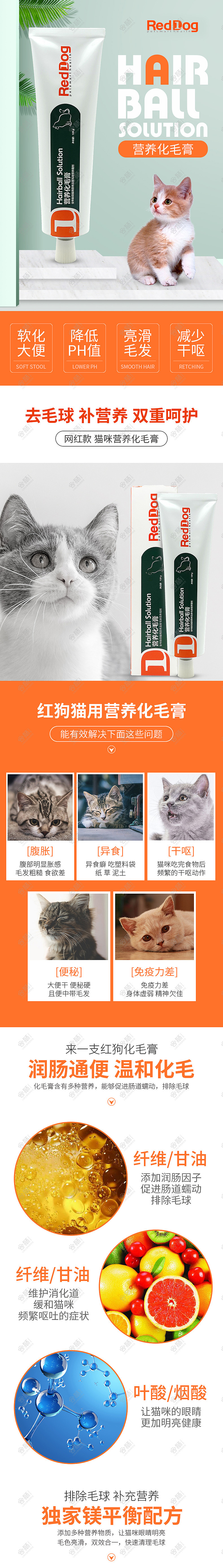 化猫膏详情页