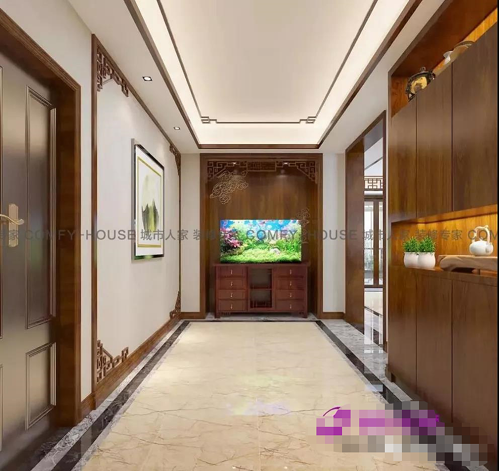 公园一号 200㎡ 新中式案例赏析（图ZMTg0NjA2Mjgw） - 其他 - 站酷设计师城市人家1231原创素材 - 站酷ZCOOL