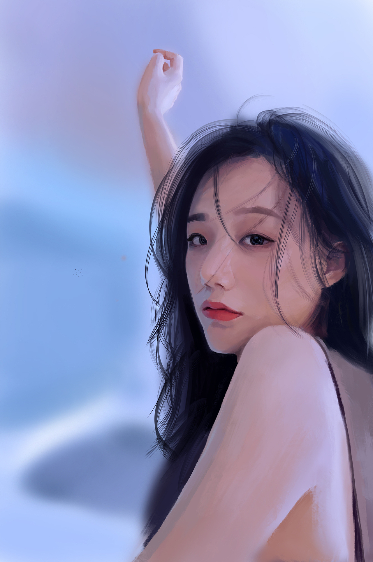 厚涂照片，画我的朋友系列。（图ZMjQ4OTA4ODM2） - 创作习作 - 站酷设计师爱画画的圆圆原创素材 - 站酷ZCOOL