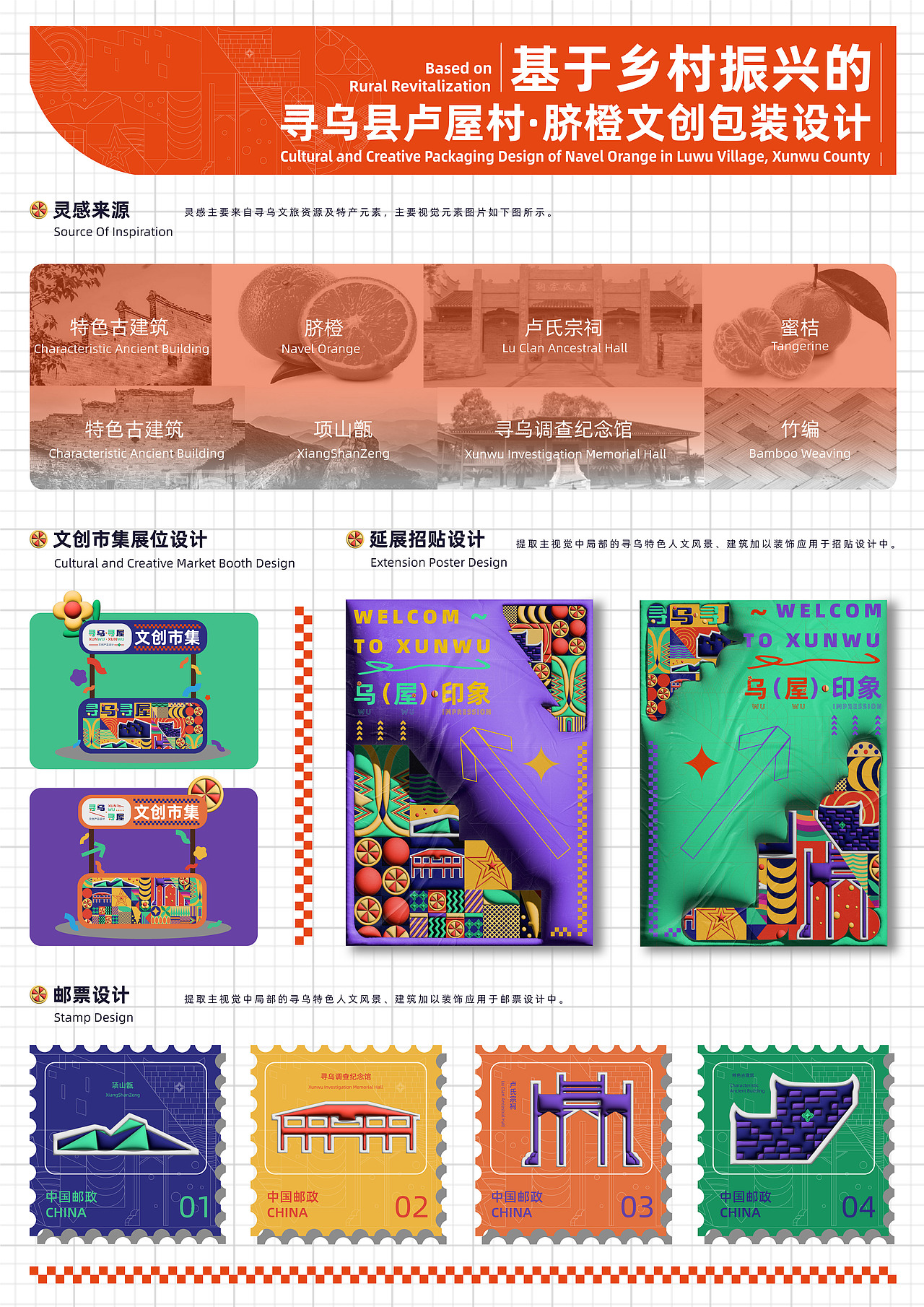 基于乡村振兴的寻乌县·卢屋村脐橙文创包装设计（图ZMzQxNzA3Nzg4） - 其他平面 - 站酷设计师用户名9原创素材 - 站酷ZCOOL