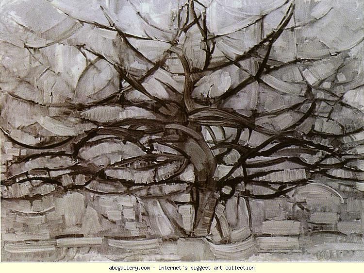 蒙德里安-荷兰画家-几何图形