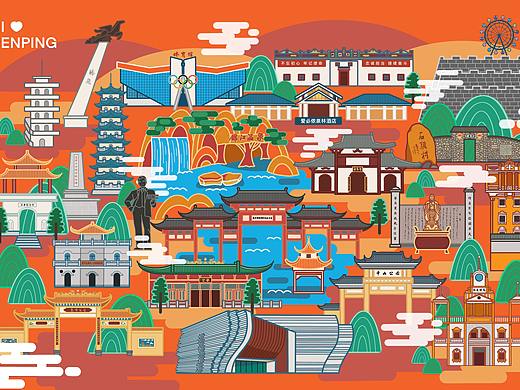 “恩州有禮”城市文创插画