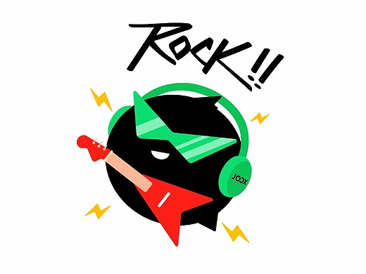 腾讯joox品牌形象——jojo表情设计(附甩荧光棒教程)