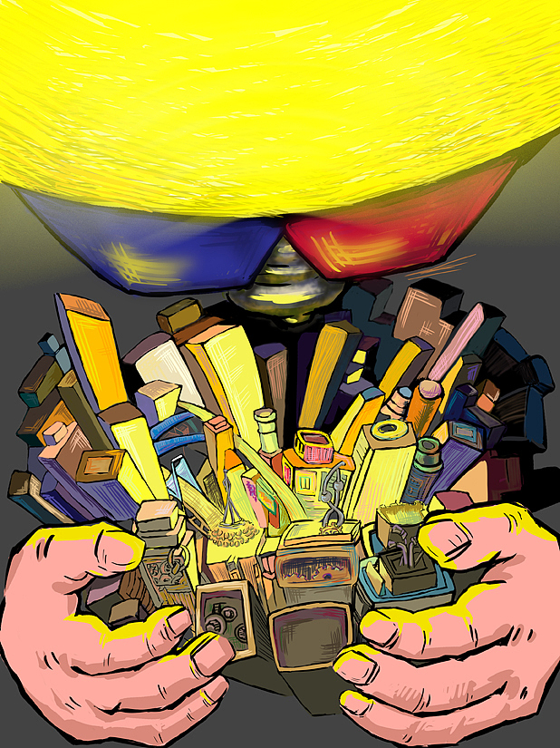 2014年中国商界杂志封面插画|插画|商业插画|韬姬yuantao - 原创作品