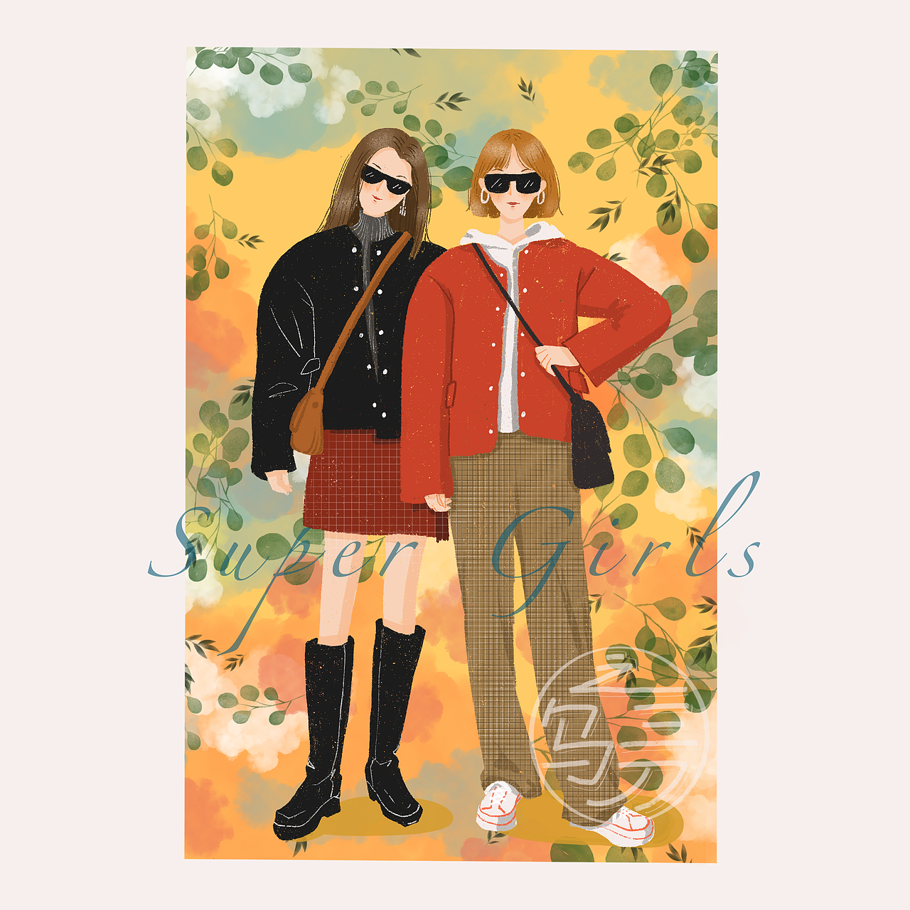 2020人物插画（图ZMTk5OTgzMDcy） - 商业插画 - 站酷设计师纠结的阿叨原创素材 - 站酷ZCOOL