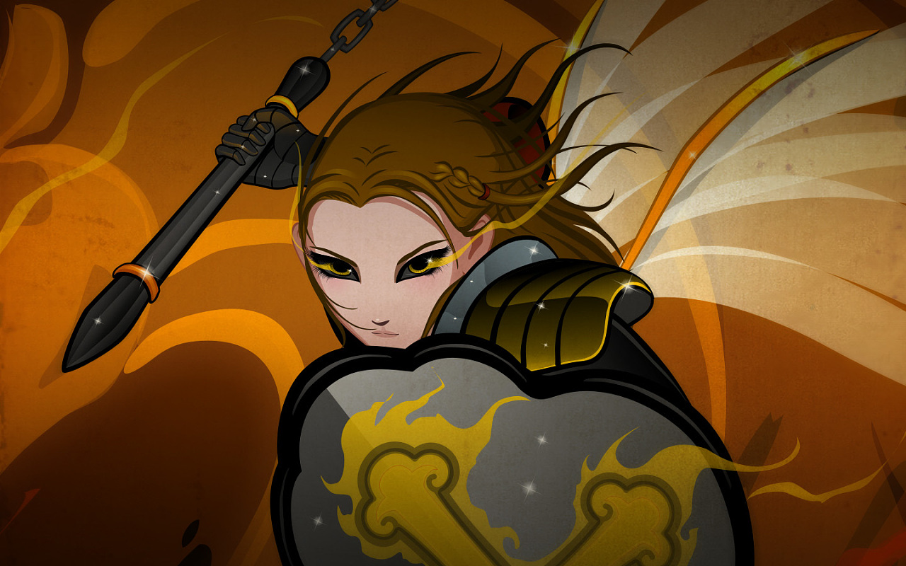 暗黑3圣教军cdr矢量习作