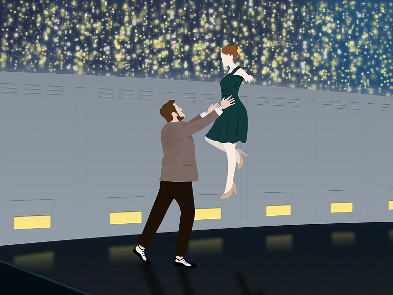 很喜欢lalaland,尤其是里面的色彩运用,丰富大胆,于是