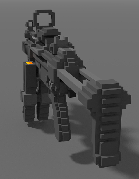 体素艺术-mp5冲锋枪（图ZMTczNDcwNDc2） - 其他三维 - 站酷设计师贾彼博原创素材 - 站酷ZCOOL