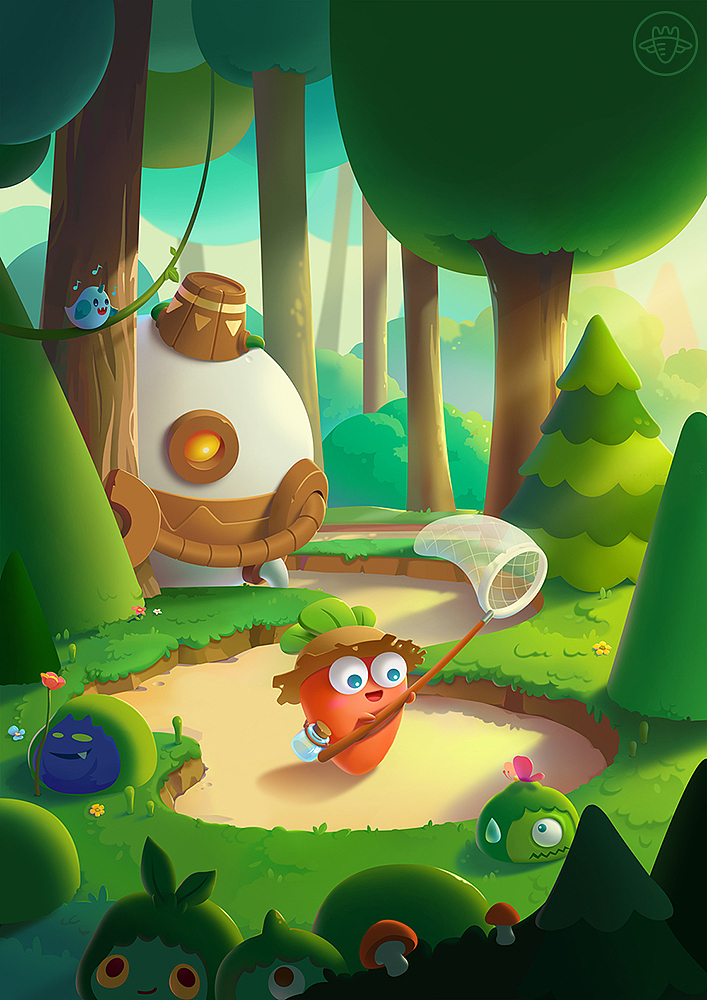 游戏《保卫萝卜》宣传图