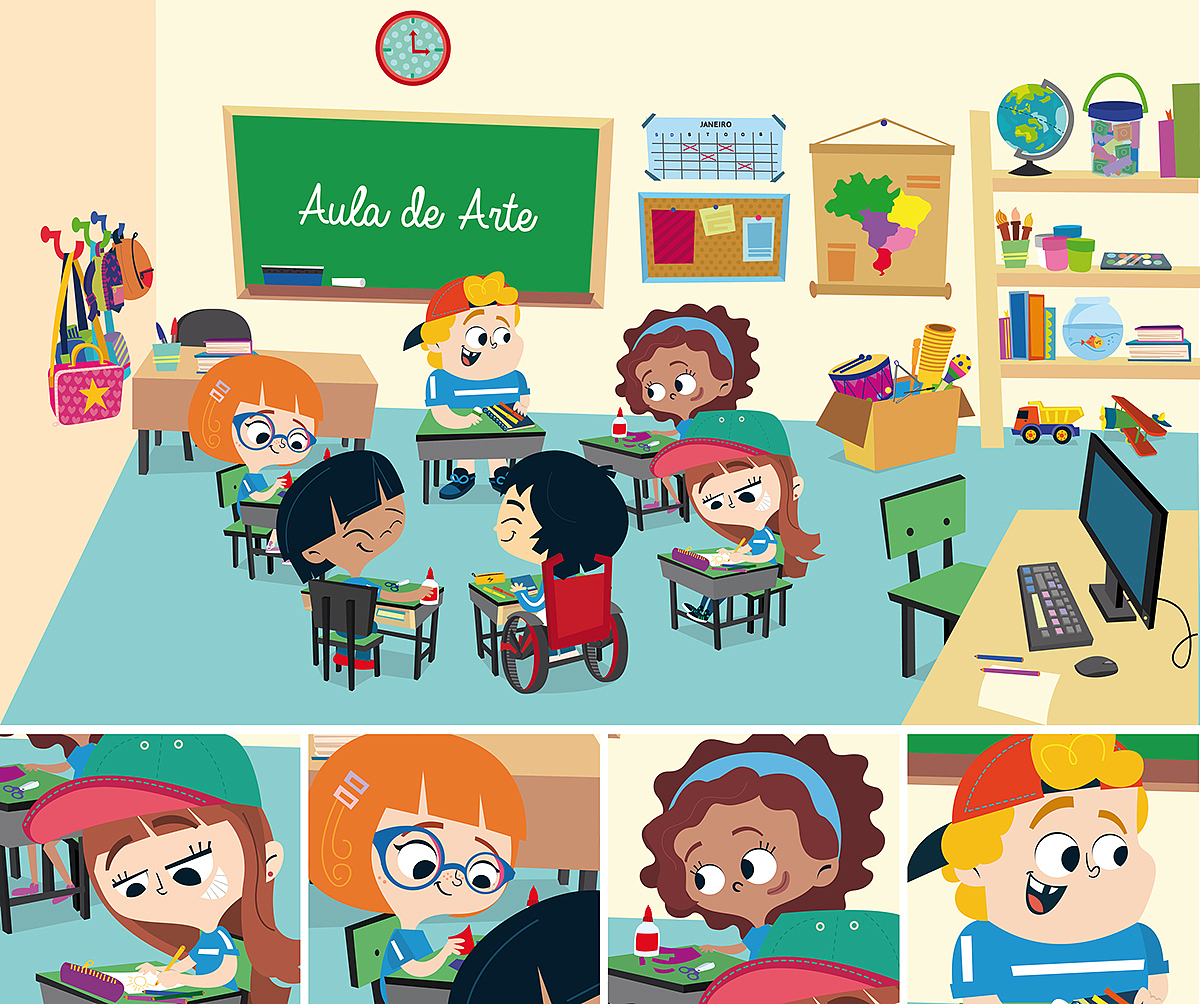 儿童读物插画-角色设计（图ZNTk3OTUzMzI=） - 儿童插画 - 站酷设计师pbids06原创素材 - 站酷ZCOOL