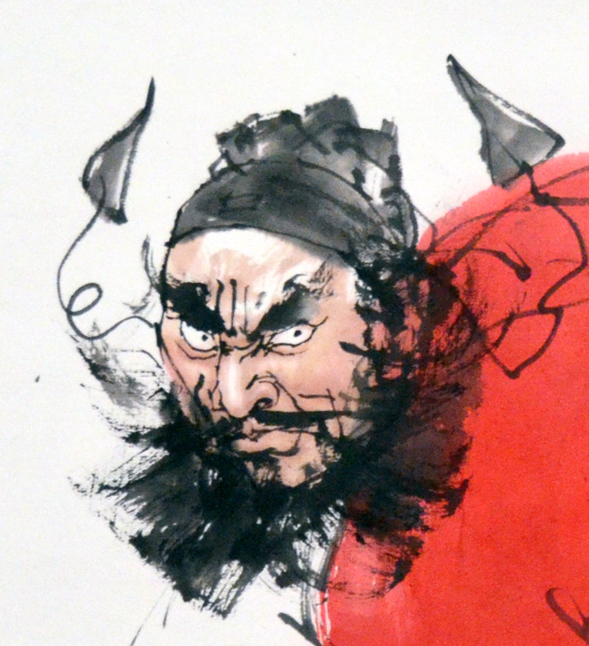 国画作品《神威钟馗》