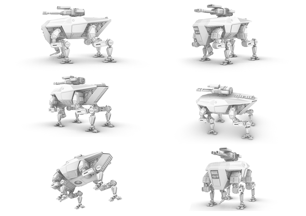 概念机甲《蝗》