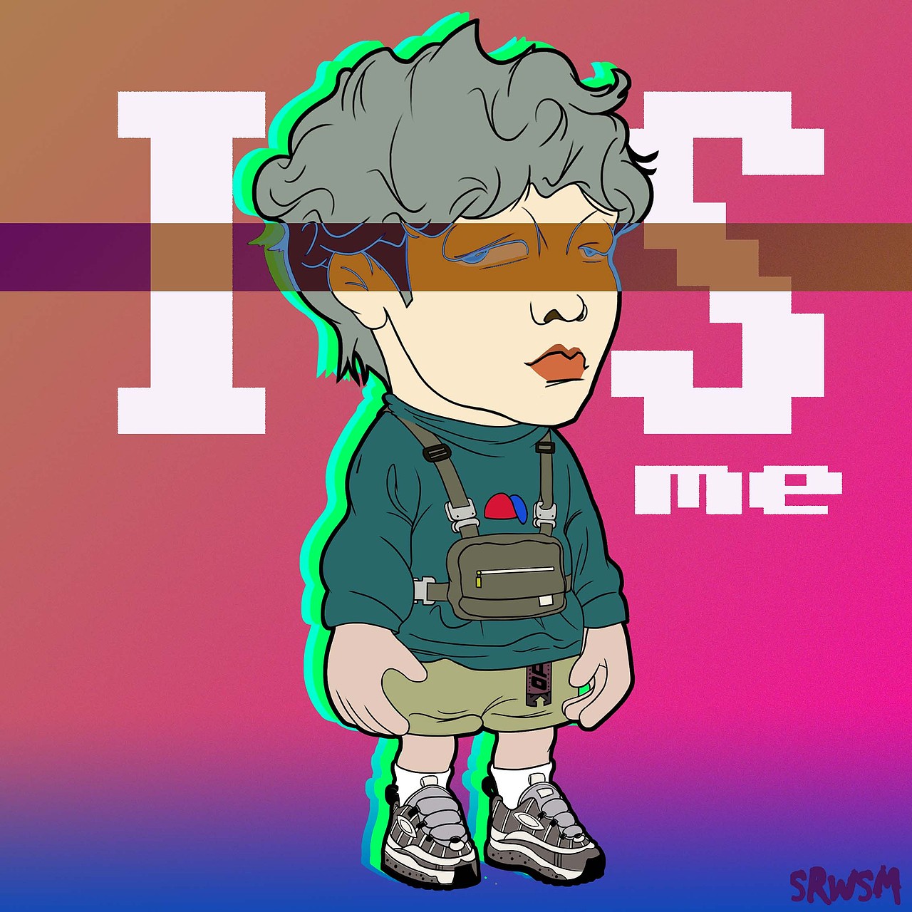 小卷毛|插画|新锐潮流插画|谁让我是马_原创作品-站酷zcool