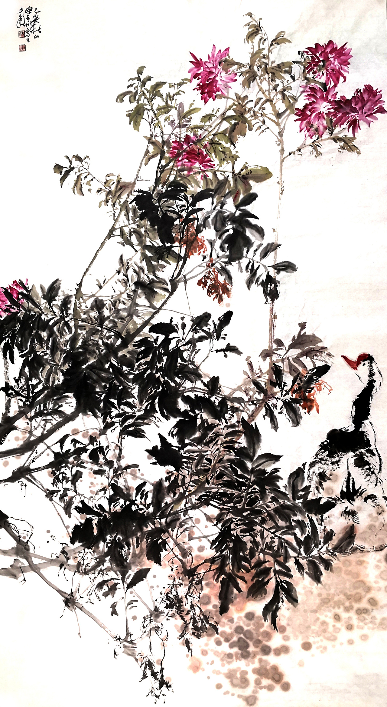 中国美术家协会会员秦少甫花鸟画