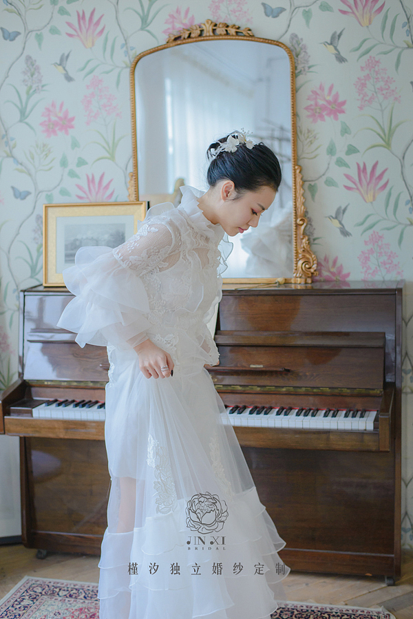 槿夕独立婚纱JINNCY设计单品:翚飞