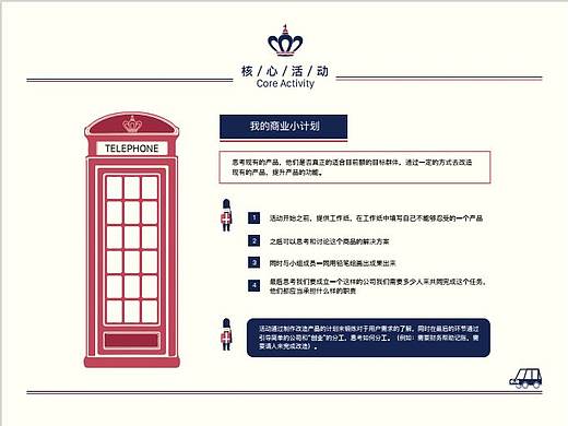 英伦风ppt模板