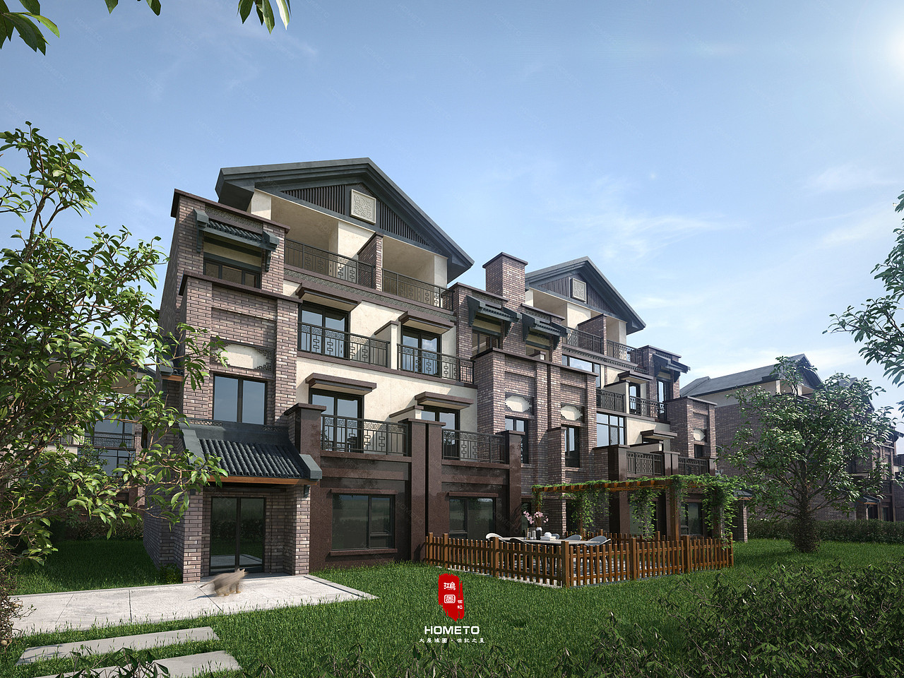 HOMETO · 高端表现 —— 【建筑案例】（图ZMjA4MTk0NDI0） - 建筑设计 - 站酷设计师鸿图世纪原创素材 - 站酷ZCOOL