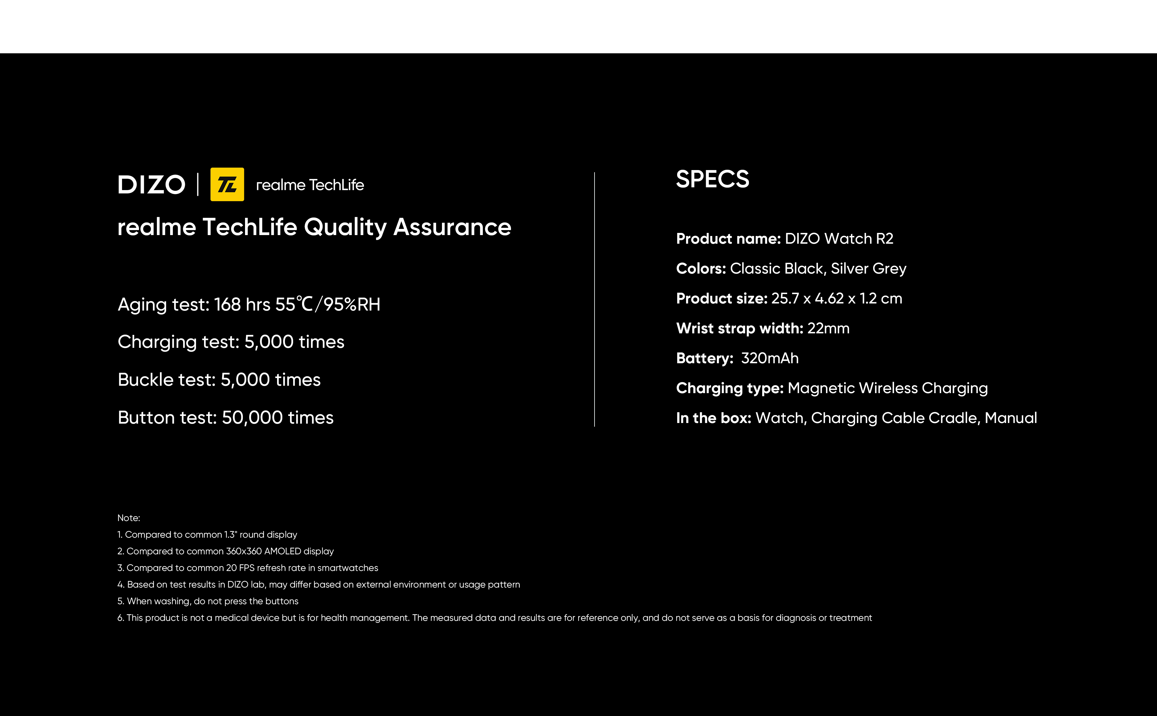 DIZO Watch R2 智能手表 & 剃须刀国际产品站设计