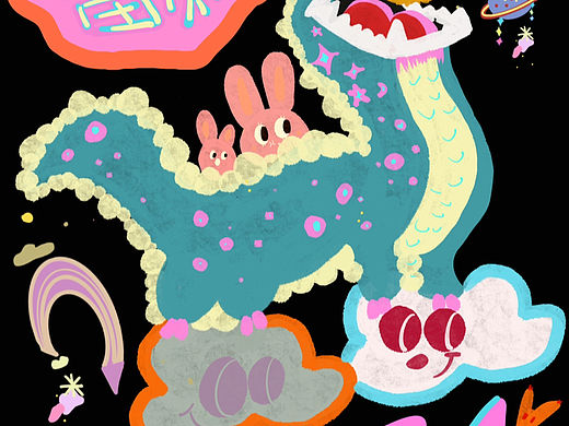 龙华富贵（个人主页-ZNTgyODAwNzI=） - 艺术插画 - 站酷设计师衣露申shally原创素材 - 站酷ZCOOL
