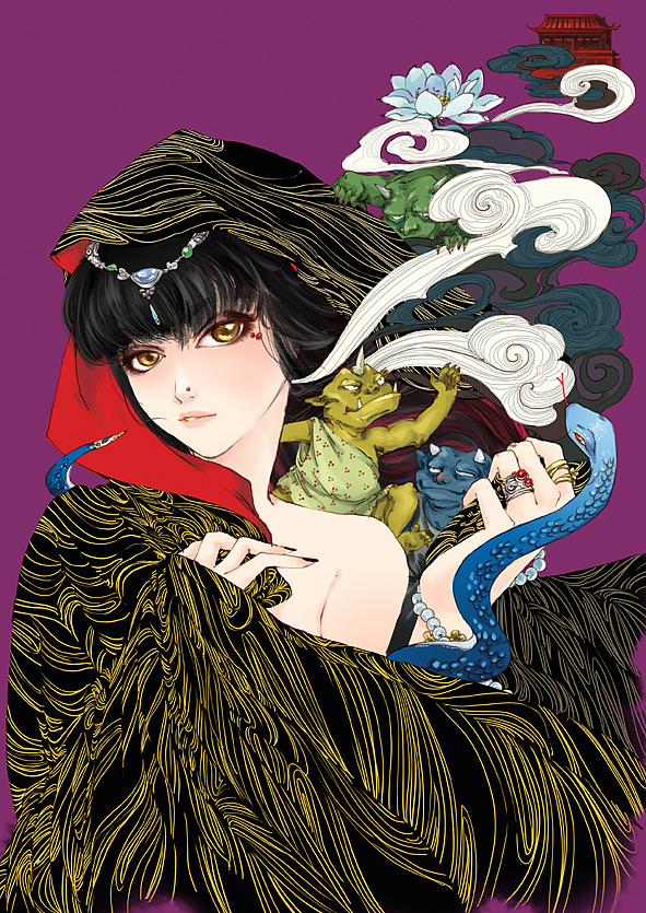 聊斋？（图ZMTEwNTg2MjA=） - 创作习作 - 站酷设计师詹詹詹小花原创素材 - 站酷ZCOOL